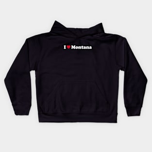 I ❤️ Montana Kids Hoodie